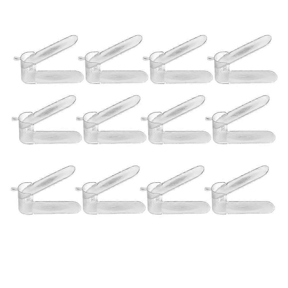 Set Mit 12 Schuh-organizern Für Den Kleiderschrank, Verstellbares Regalsystem