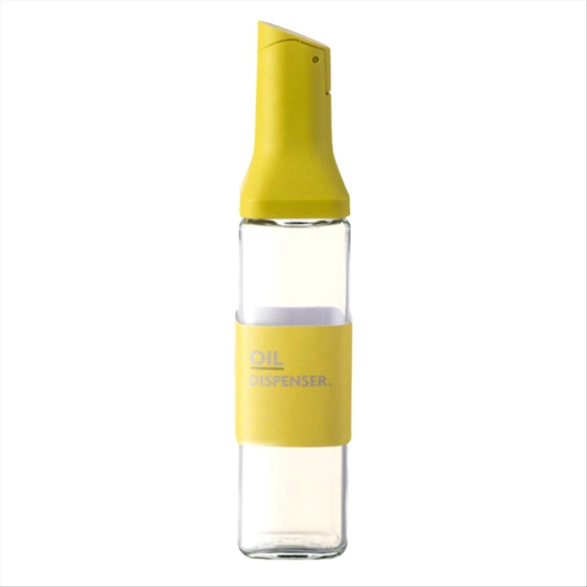 Große Ölspenderflasche, Leuchtend Gelber Gewürzbehälter, Robuster Gewürzspender, 500-ml-behälter Für Küche Und Restaurant, 2er-set