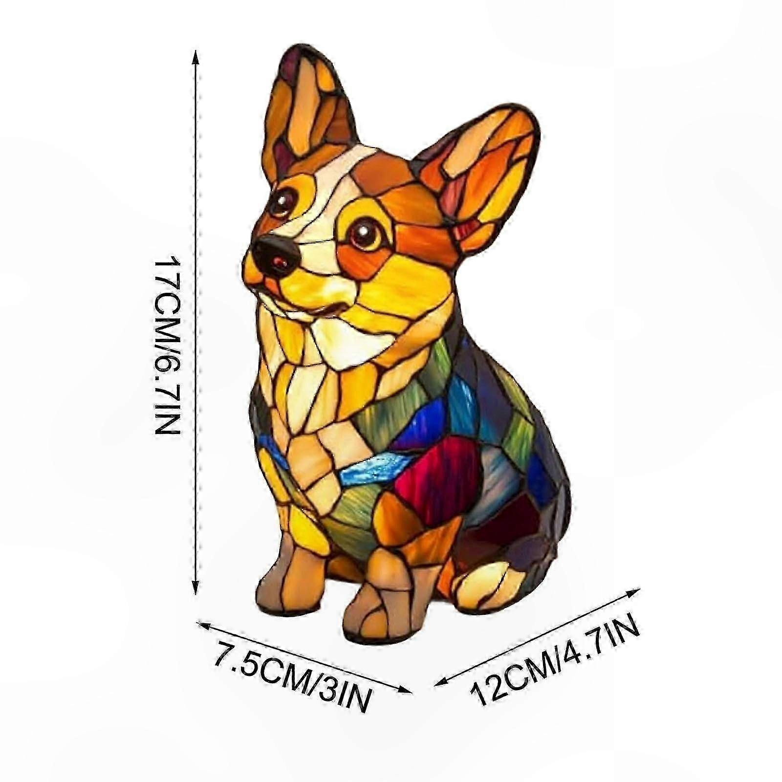 Dekoratives Hunde-nachtlicht Fürs Schlafzimmer, Kunstvolles Tier-nachtlicht, Gemütliche Wohnzimmeratmosphäre, Originelles Geschenk
