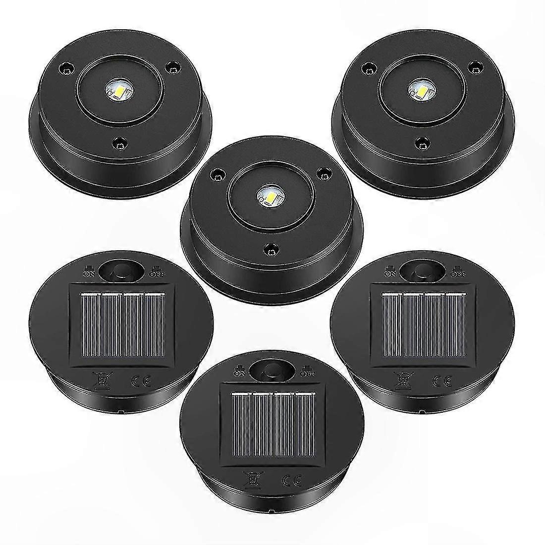 6 Ersatzabdeckungen Für Solar-außenlaternen, Led-panels Für Gartenleuchten, 6er-pack