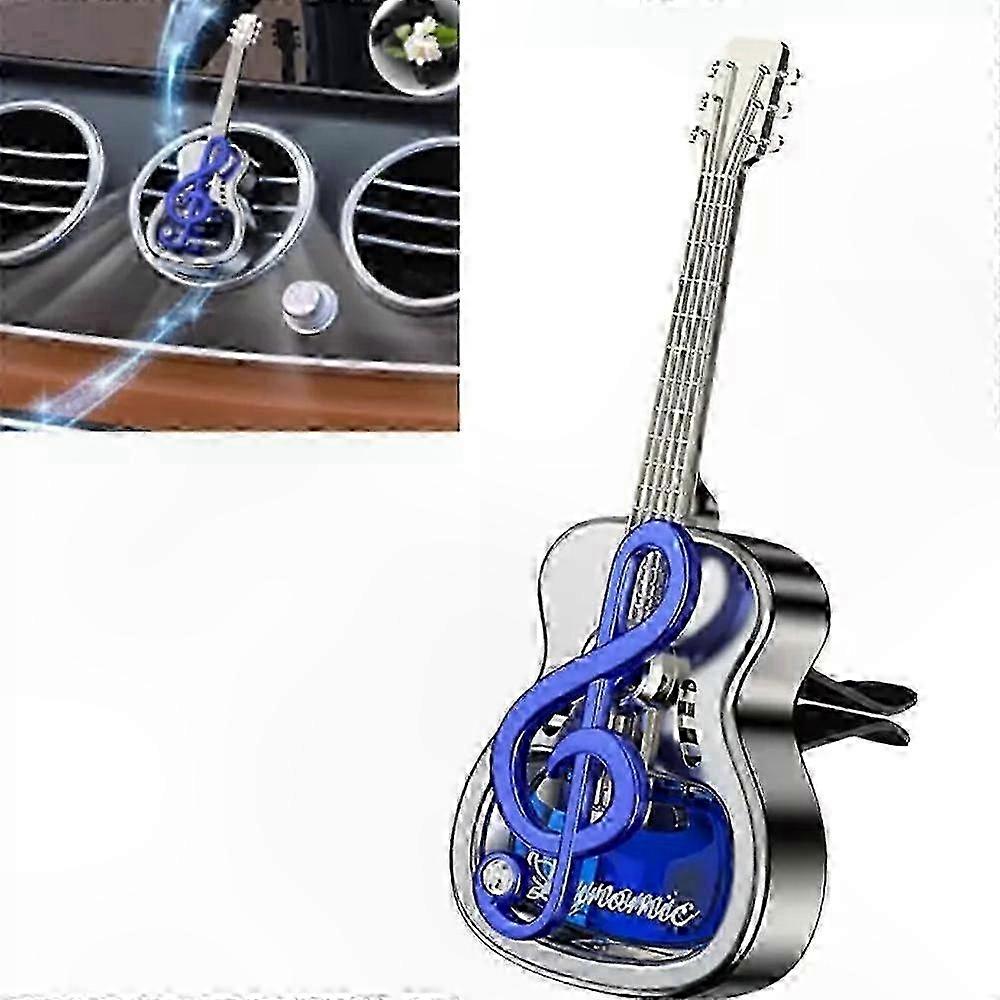 Duftender Autodiffusor, Gitarrenförmiger Lüftungsschlitzclip, Drehbares Design Für Aromatherapie