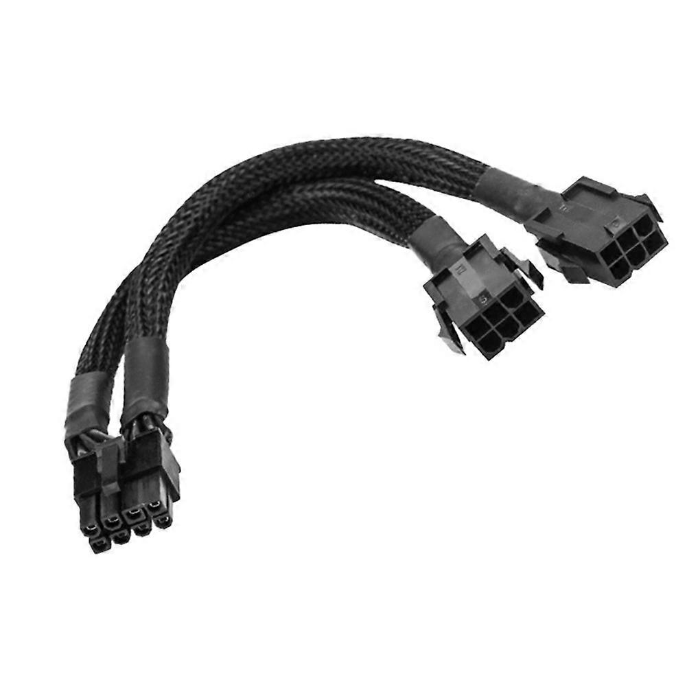 8-poliger Stecker Auf 6+6-polige Buchse Gpu-adapterkabel, Grafikkarten-stromversorgung, Doppelter Weiblicher Anschluss, Netzteil-umrüstkabel, Standardlänge, Für Pc-montage.