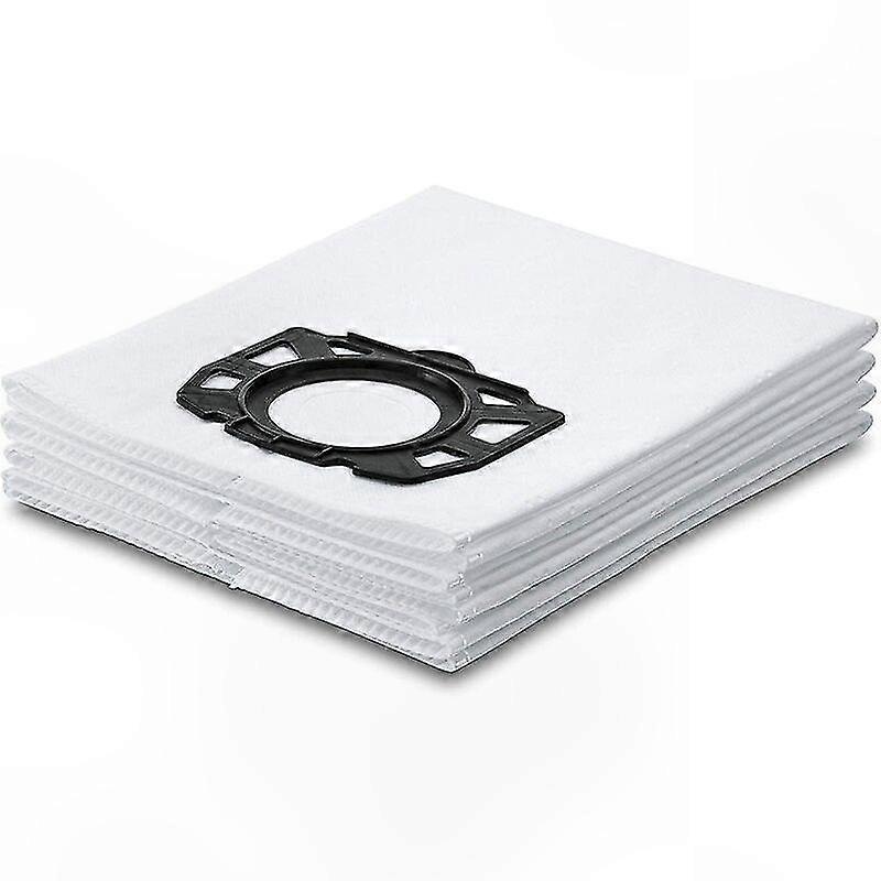 Packung Mit 4 Baumwollfilz-filterbeuteln Für Wd 4, Wd 5, Wd 6, Wd 4290, 5200 M, 5300 M, 5600 Mp Nass- Und Trockensauger - Ersatzfilter, Kompatibel Mit Nass-/trockensaugern, 2,5 L, Universell.