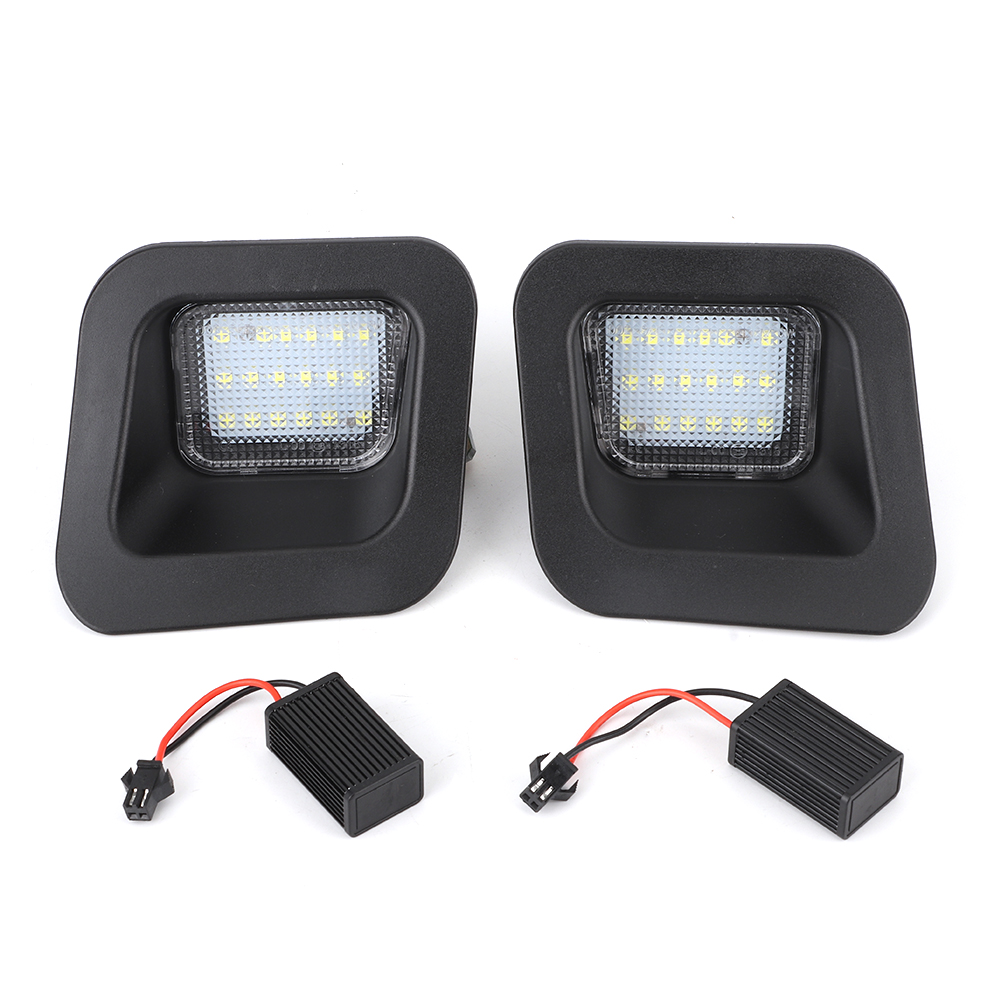 2 Weiße Led-kennzeichenleuchten, Passend Für Dodge Ram 1500, 2500 Und 3500 (baujahre 2003–2018)