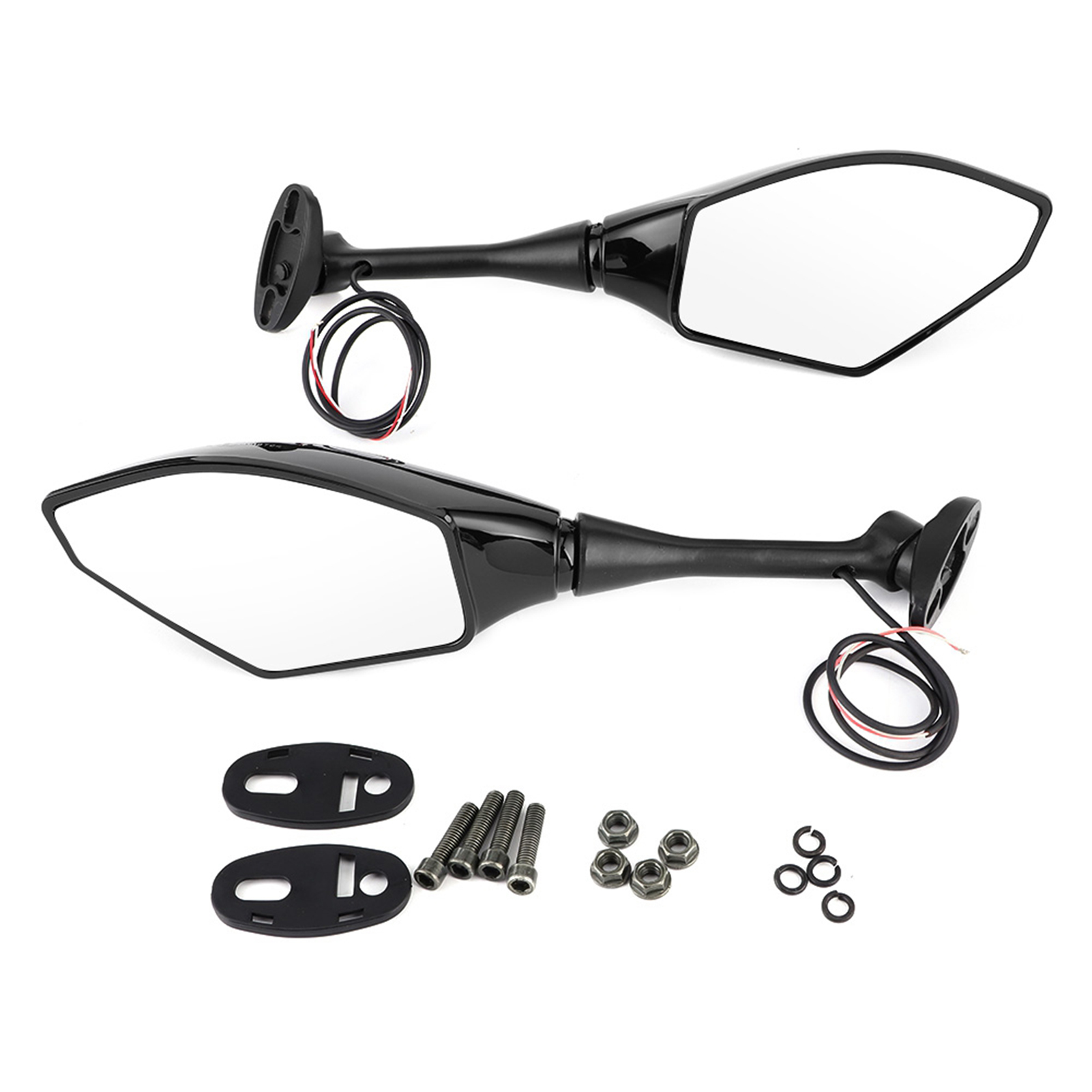 Paar Led-blinker, Integriert In Die Rückspiegel Für Honda Cbr600rr, Cbr1000rr Und Cbr500r Motorräder – Blinker