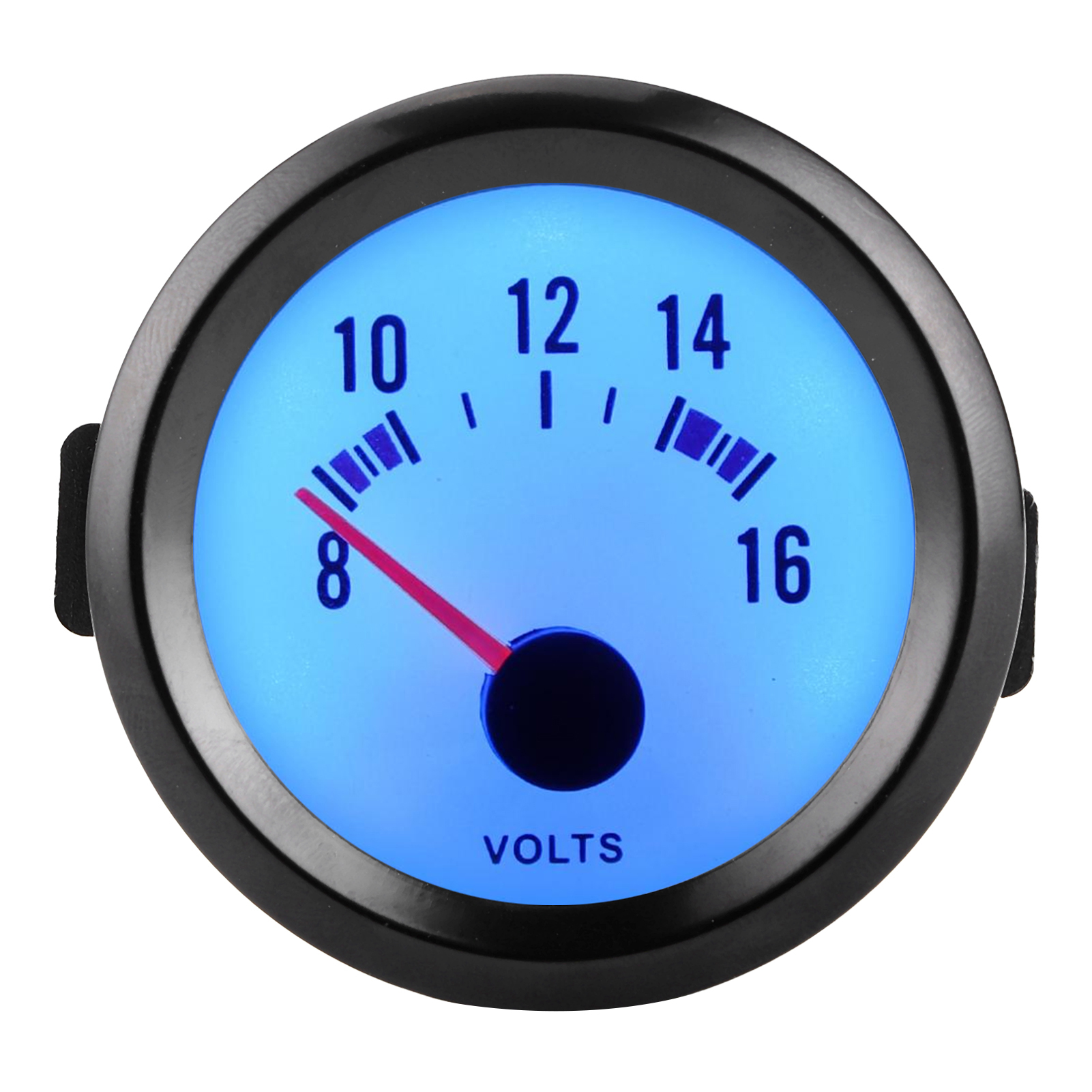 Blaues 2-in-1 Digitalvoltmeter, Messbereich 8-16v, Hohe Genauigkeit, Universeller Spannungsanzeiger Zum Zeigen.