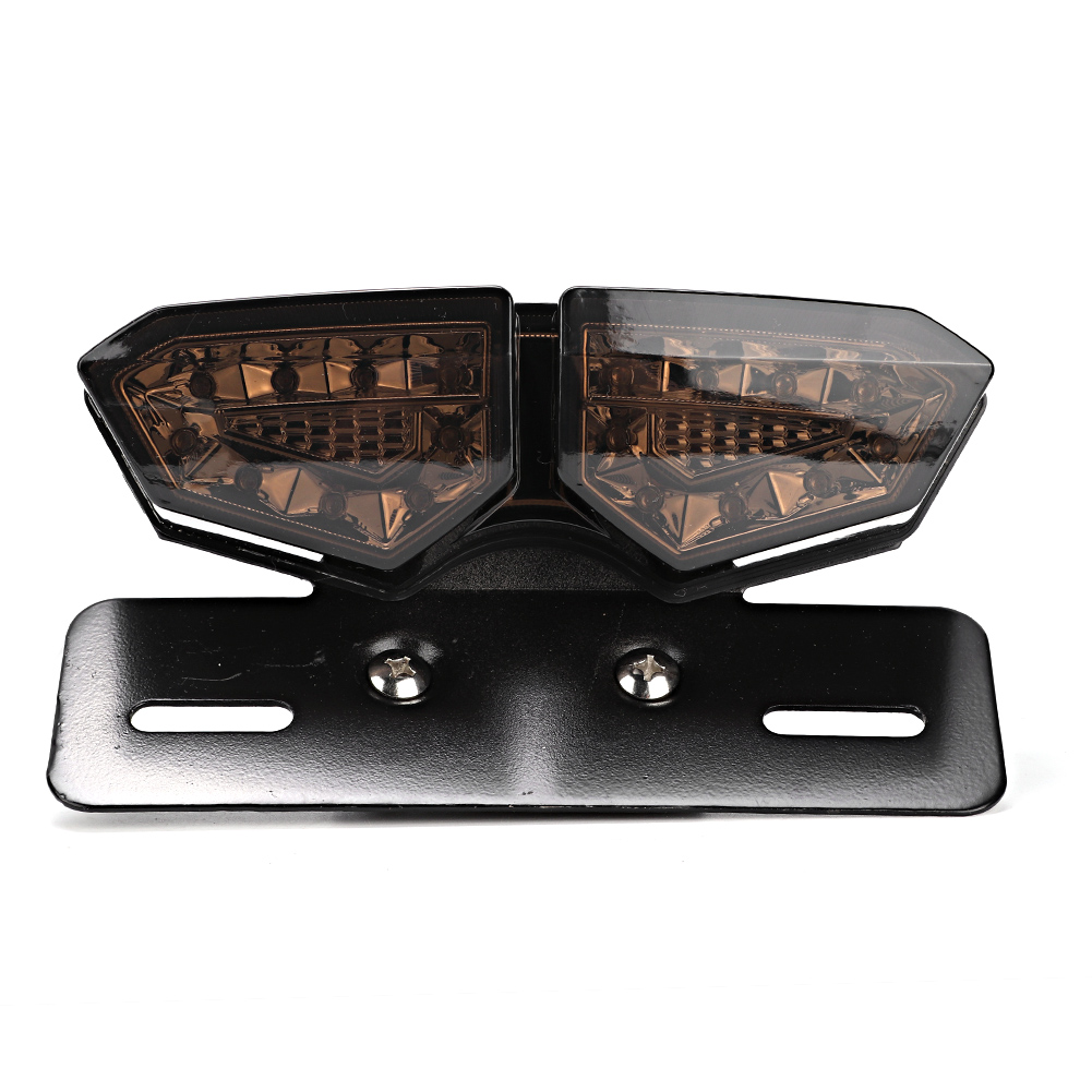 Multifunktionales Retro-led-motorradrücklicht – Integrierte Blinker Und Bremslichter Für Den Lenker