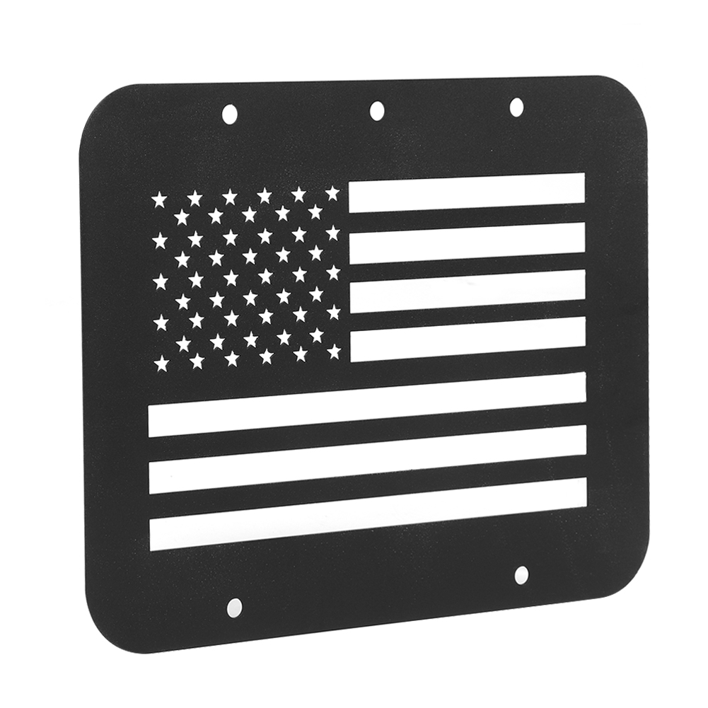 Heckklappen-lüftungsgitter Im Stil Der Nationalflagge, Kompatibel Mit Jeep Wrangler Tj 1997-2006