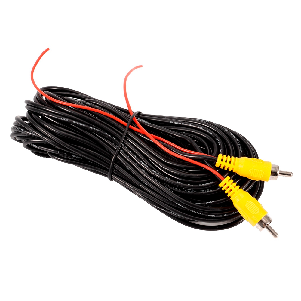 15 M Langes Rca-kabel (stecker Auf Stecker), Av-audio/video-übertragung Für Rückfahrkamera, Dvd-/cd-player, Tv-box
