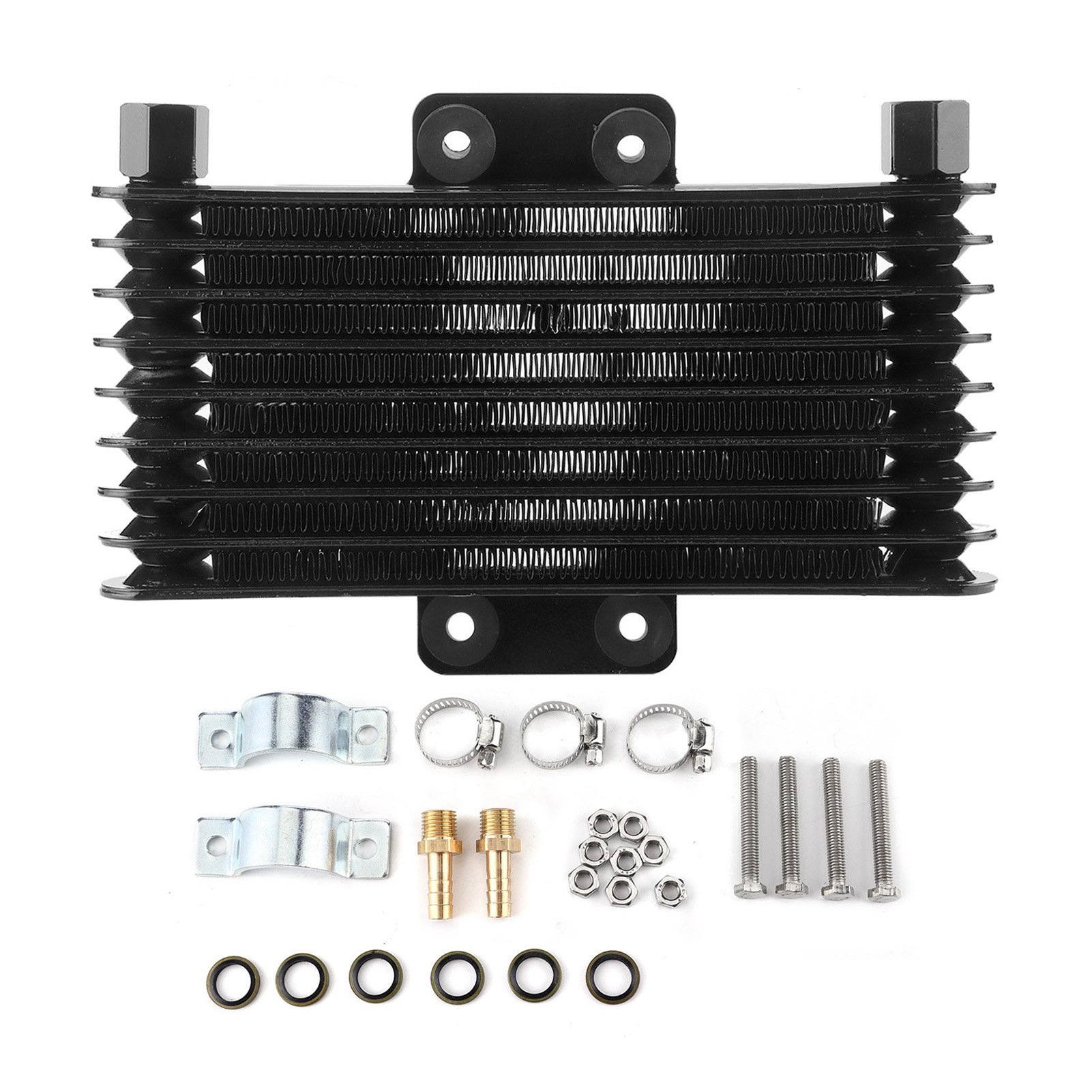 Universeller Motorölkühler Für Motorräder, Atvs Und Dirtbikes Mit 125–250 Cm³, Kühlzubehör