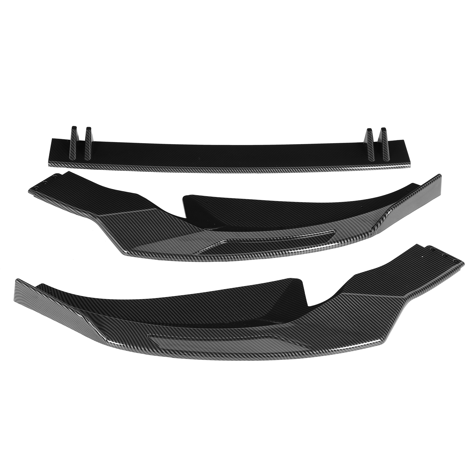 Modifizierte Frontstoßstangen-spoilerlippe Aus Strukturiertem Carbon Für Audi A6 C8 Ab 2019