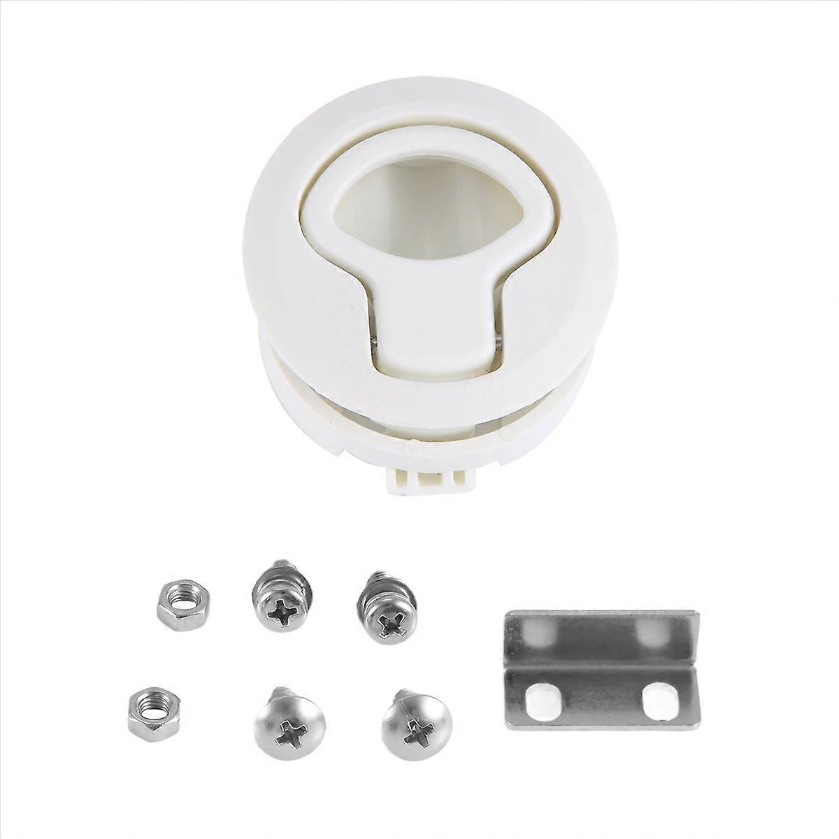 Runder Lukenverschluss Für Bootstüren, Zuggriff Für Deckpaneele, Wohnmobilschrank, Yacht, Schiffsbeschläge, 1/4 Drehung, Edelstahl.