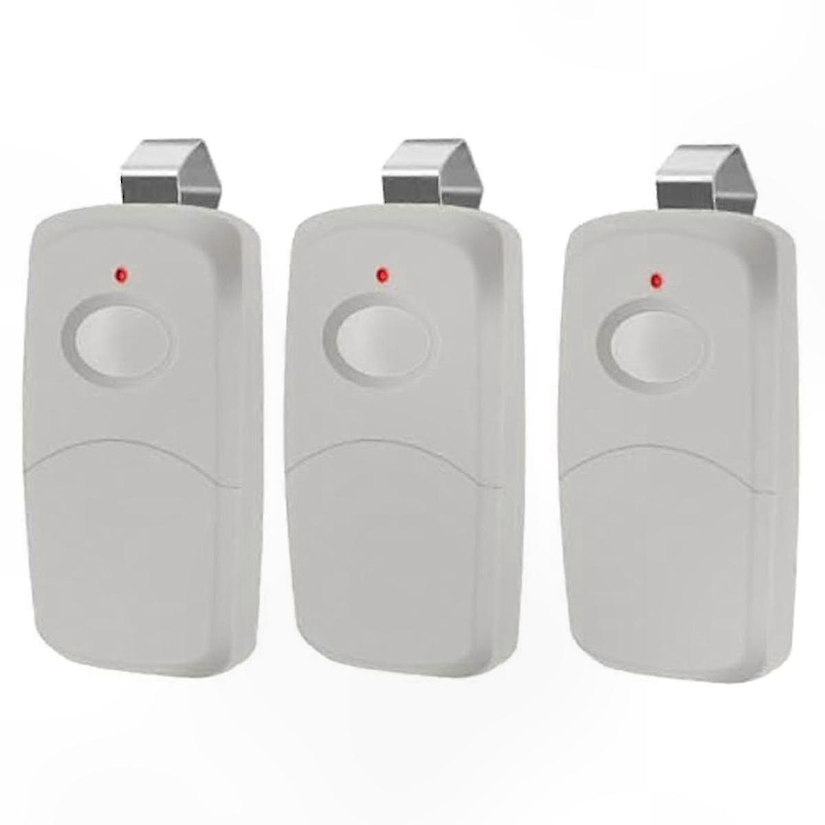 Universelle 3-teilige Fernbedienung Für Garagentoröffner, 10 Dip-schalter, 300 Mhz Frequenz, Kompatibler Ersatz Für Multi-code-systeme Und Torantriebe.