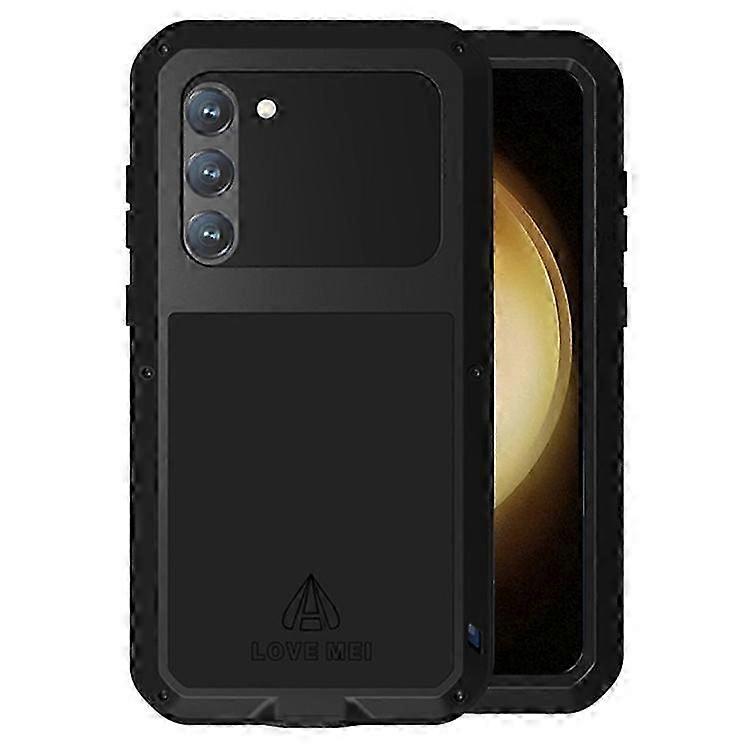 Galaxy S23+ Love Mei Hülle: Verstärkter Silikon- Und Metallschutz, Inklusive Displayschutzfolie Aus Gehärtetem Glas, Robuste Und Stoßfeste Hülle