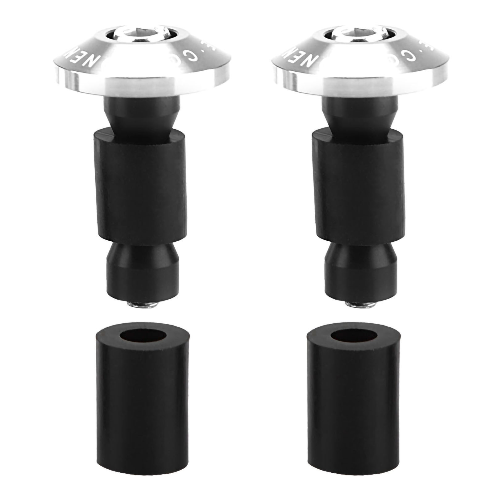 22 Mm (7/8 Zoll) Silberne Motorrad-lenkerenden Für Atv-rennen Und Offroad-einsätze