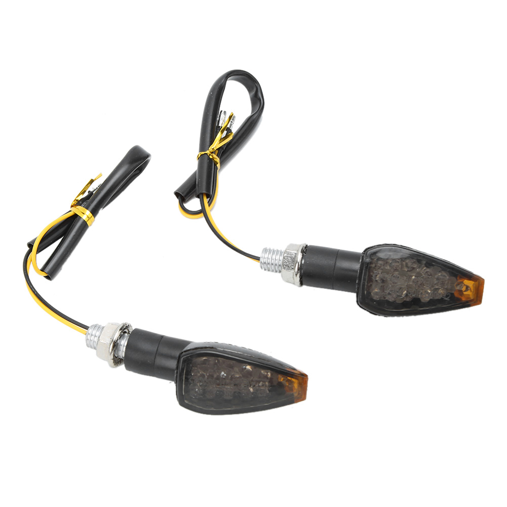 2 Stück Motorrad-blinker Mit 14 Leds, Richtungsanzeiger, Zubehör, Kompatibel Mit Yamaha, Getönte Gläser