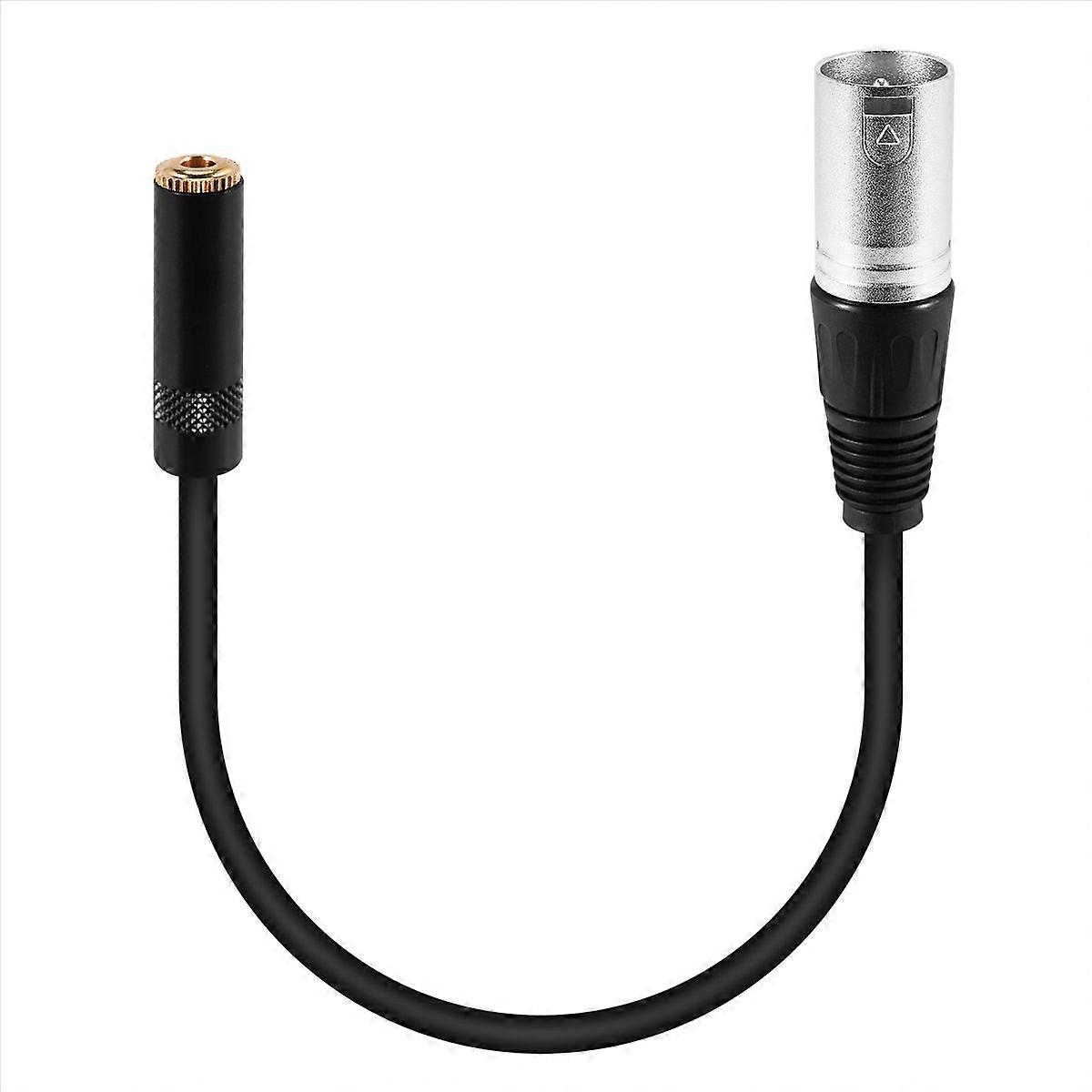 Xlr-stecker 3-polig Auf 3,5-mm-klinkenbuchse Adapterkabel Für Mikrofon, Professioneller Audioanschluss, Kompatibel Mit Aufnahmen, Heimstudios, Podcasts, Flexible Länge, Robuste Qualität, Direkter Eins