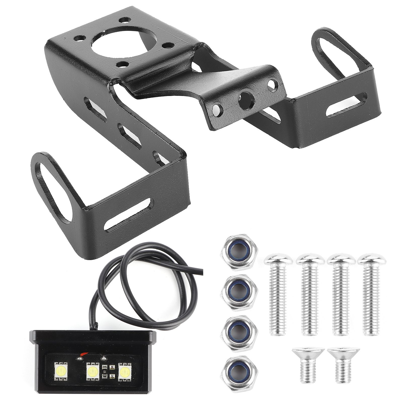 Kennzeichenhalterung Für Yamaha Yzf R6 (2006–2016) Mit Led-beleuchtung Und Hinterem Kennzeichenhalter