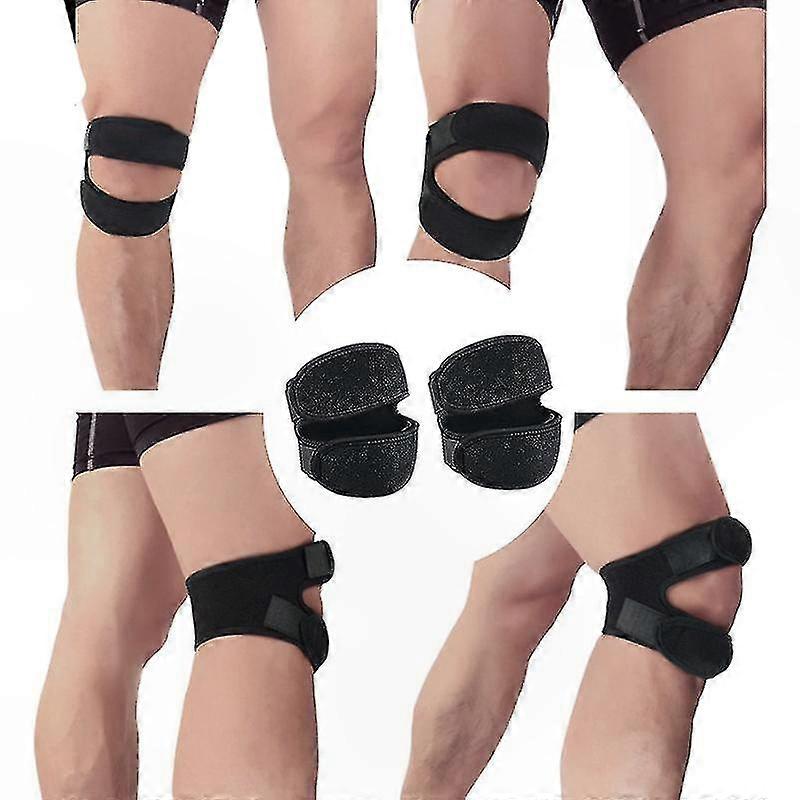 Verstellbarer Patellastützgurt Für Damen Und Herren, Set Mit 2 Sehnenstützbändern Für Sport, Arthritis Und Schmerzlinderung.