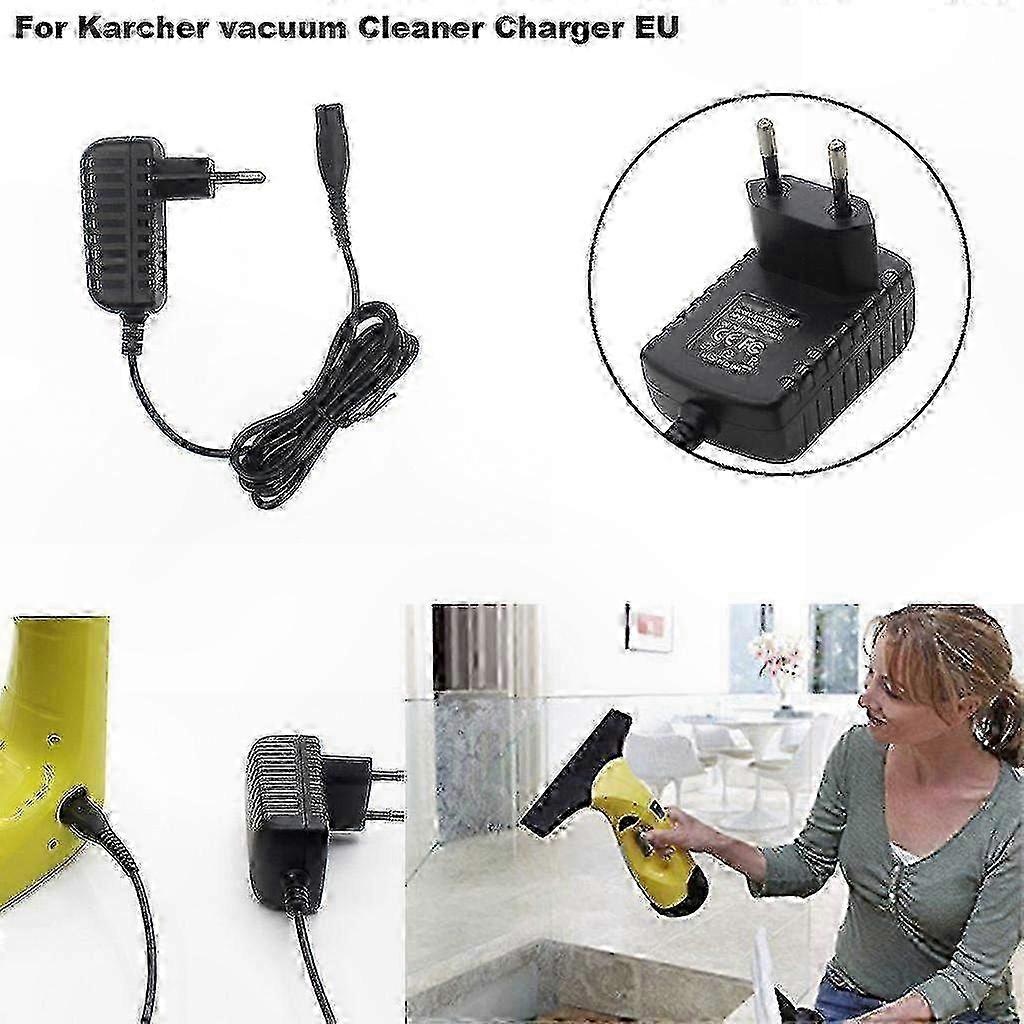 Eu-netzadapter-ladegerät Für Die Elektrowischer Wv2, Wv50 Und Wv55, Kompatibel Mit Nass-/trockensaugern Für Fenster, Europäischer Standardstecker, Universelles Ladezubehör