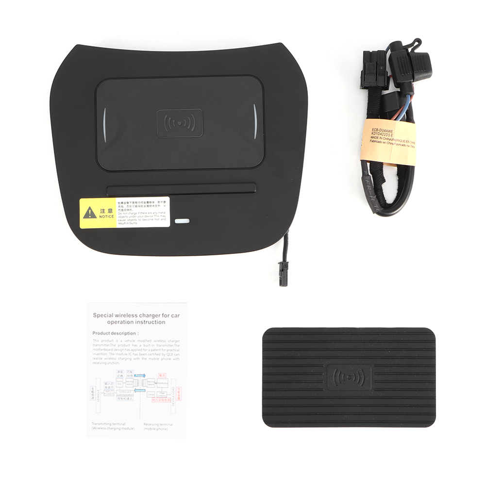 15w Schnell-wireless-autoladegerät Mit Armlehnenhalterung, Kompatibel Mit Hyundai Ix45 Santa Fe 2015-2018