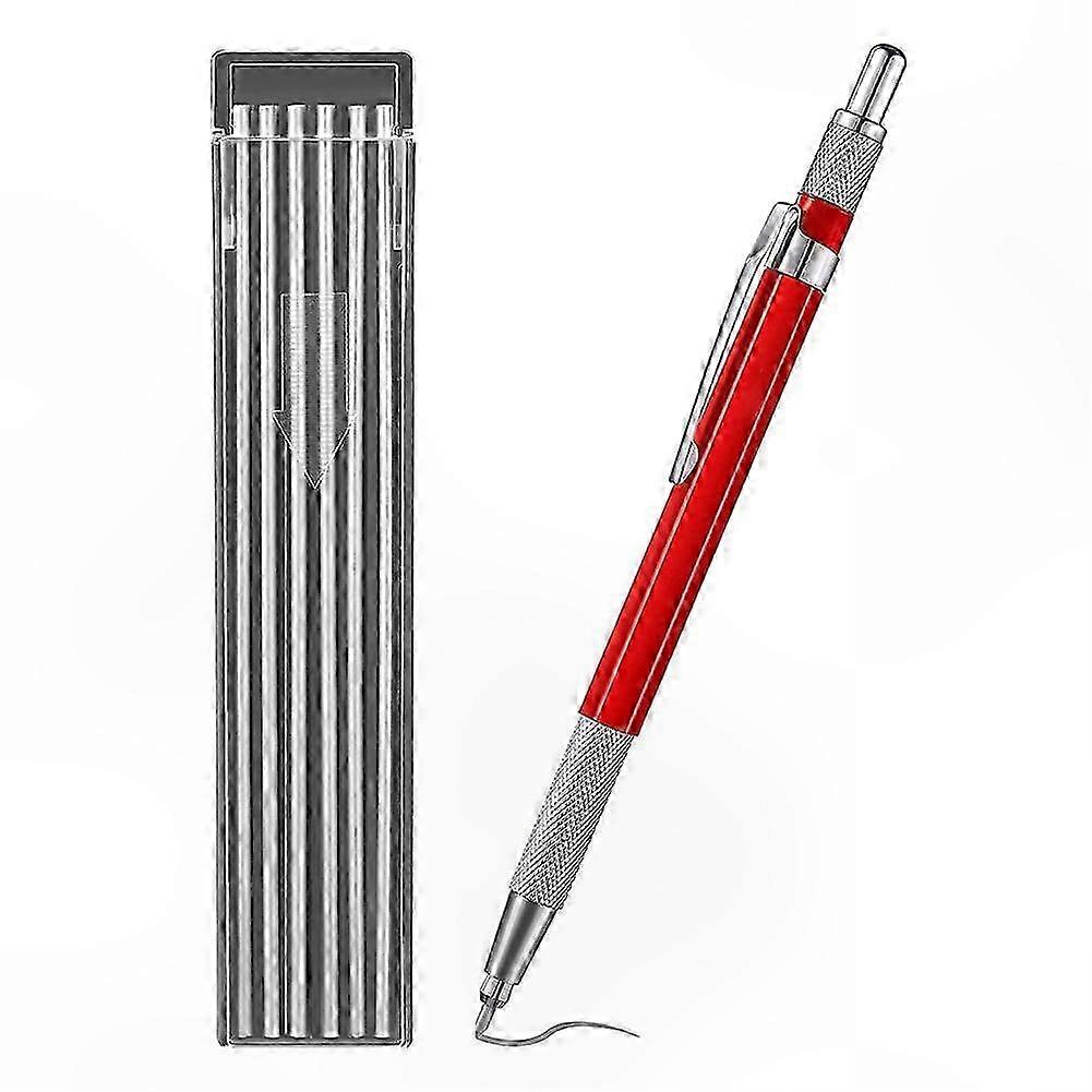 Mechanischer Lötstift Mit 12 Minen, Robuster Metallmarker Für Rohrleitungsbau Und Fertigung