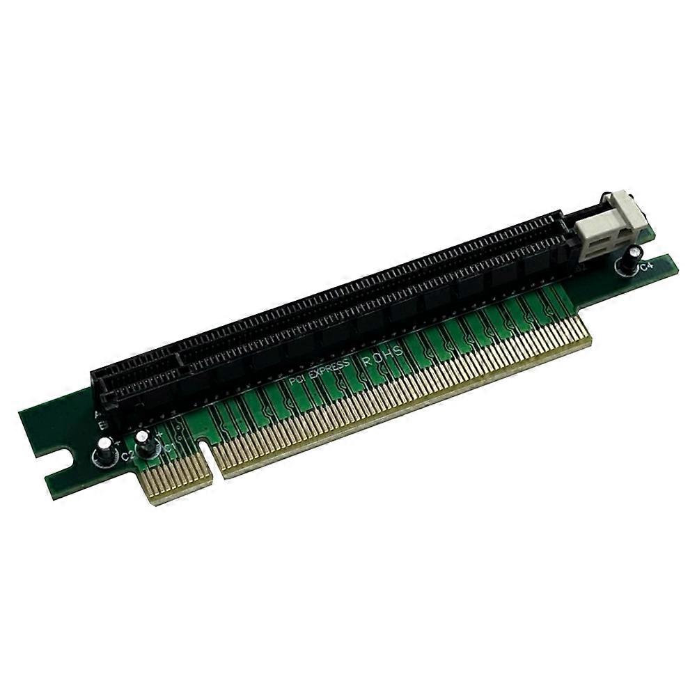 90°-pci-e-16x-riser Für Grafikkarten, Pci-express-16x-zu-16x-adapter, Steckerschutz, Rechtwinklig, Hohe Qualität, Computerkomponente