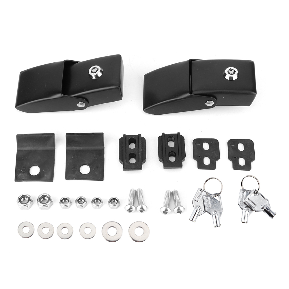 2 Motorhaubenschlösser Mit Schlüsseln, Kompatibel Mit Jeep Wrangler 2007-2017