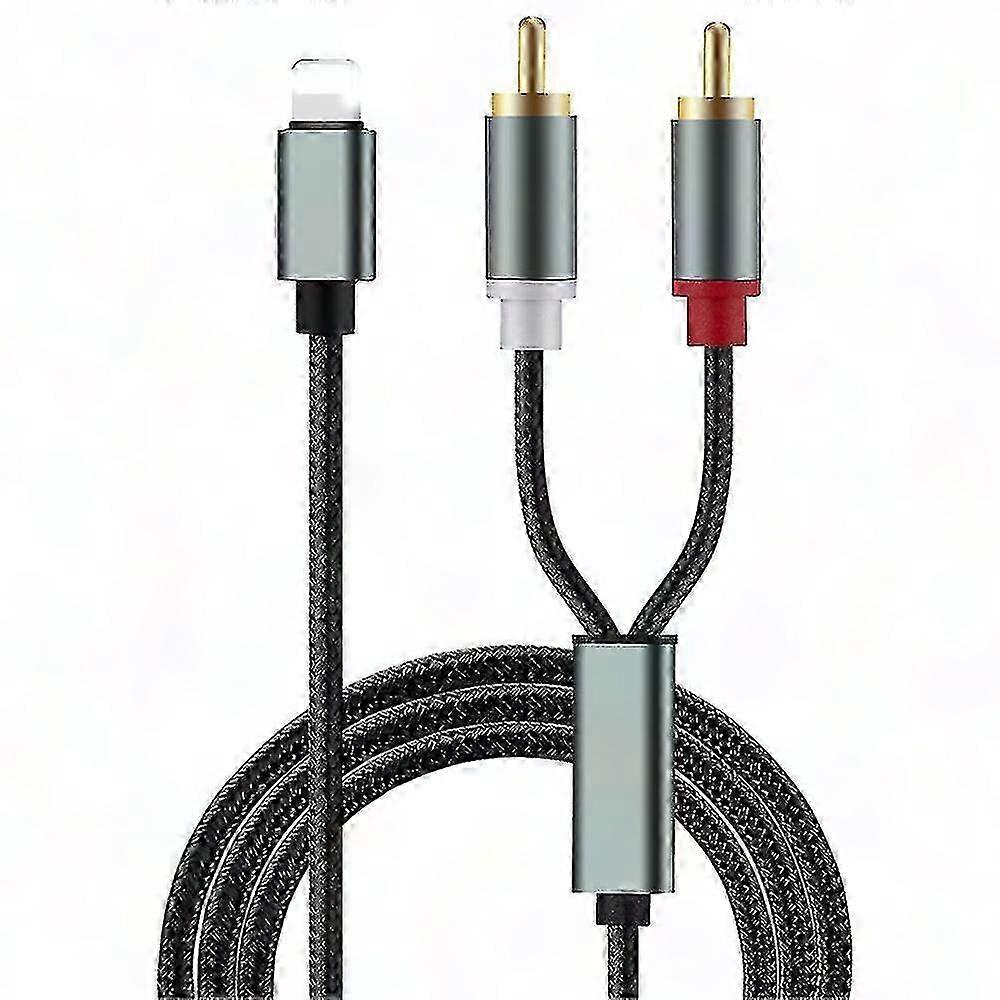 Lotus-telefon-auf-cinch-adapterkabel Für Verstärker- Und Lautsprecheranschluss, Professioneller Audioanschluss, Klinkenstecker-auf-cinch-kabel, Kompatibel Mit Hifi-systemen