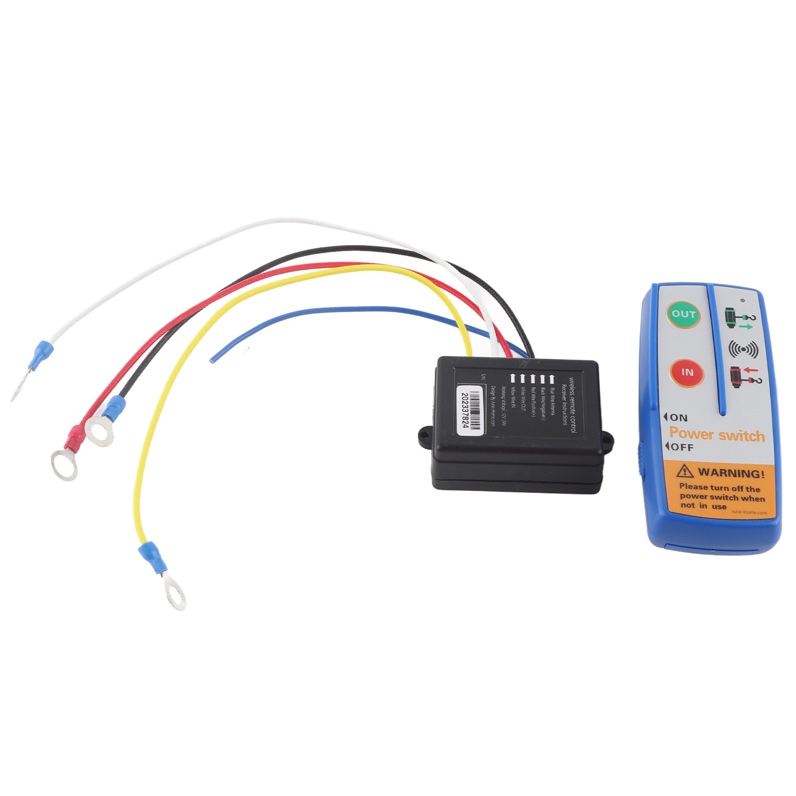 12v Funkfernbedienungsset Für Elektrische Seilwinden – Sender Und Empfänger Für Lkw, Atv, Suv