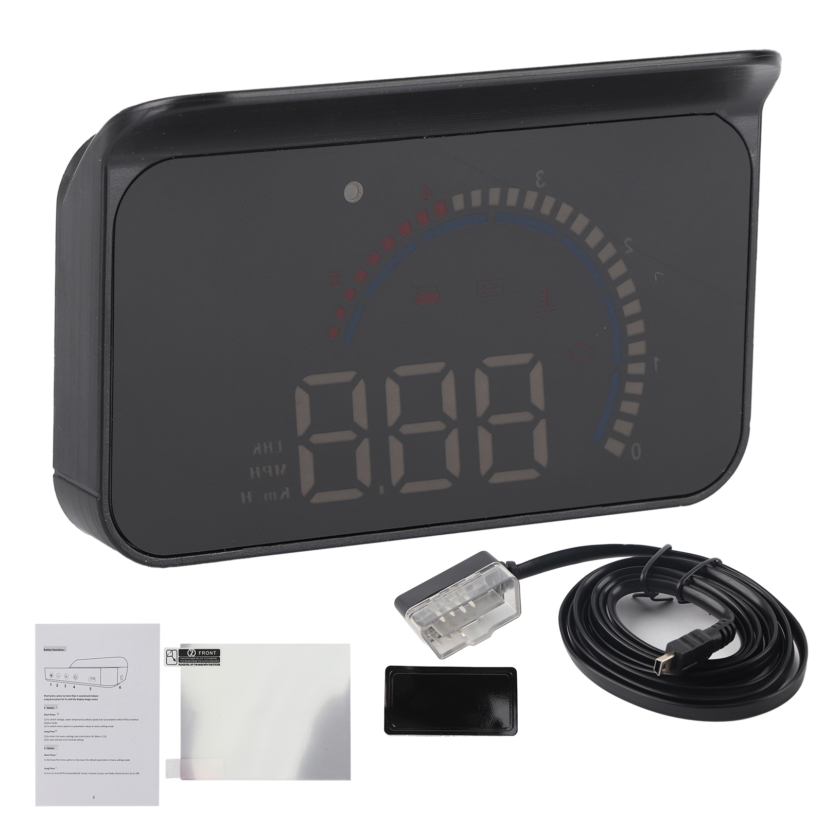 Universeller Obd2 Head-up-display-projektor, Tragbarer Auto-instrumentenmonitor