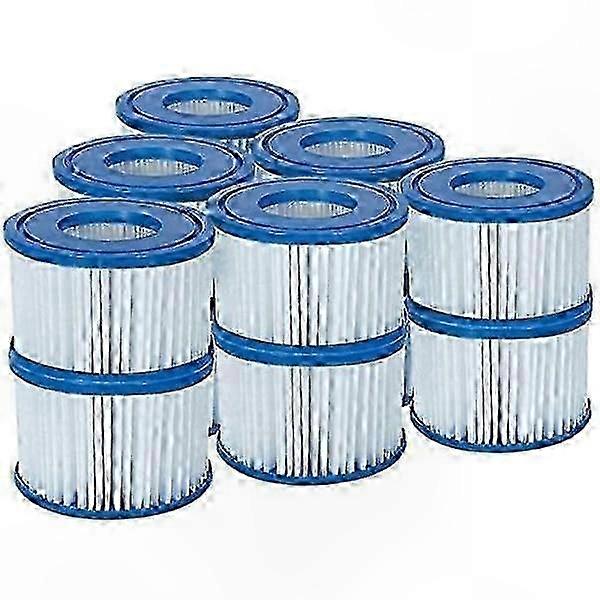 Ersatzfilter Für Lay-z-spa Whirlpools, 6er-packung Universalfilterkartuschen, Kompatibel Mit Allen Tragbaren Whirlpool-modellen, Effiziente Filtration
