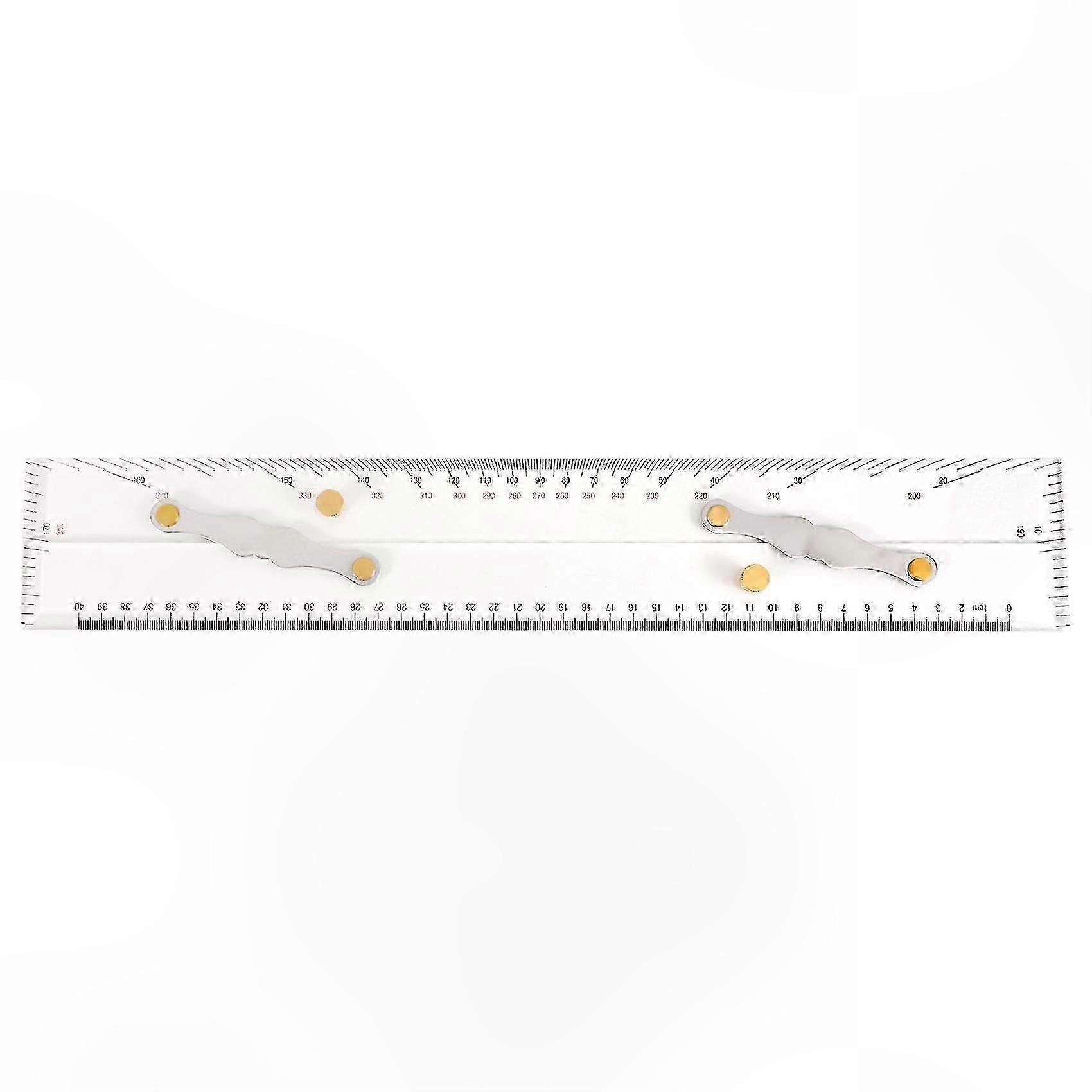 45 Cm Langer Parallellineal Für Die Schifffahrt, Geeignet Für Kartografische Zeichnungen, Präzise Navigation Und Das Lokalisieren Von Punkten Auf Seekarten.