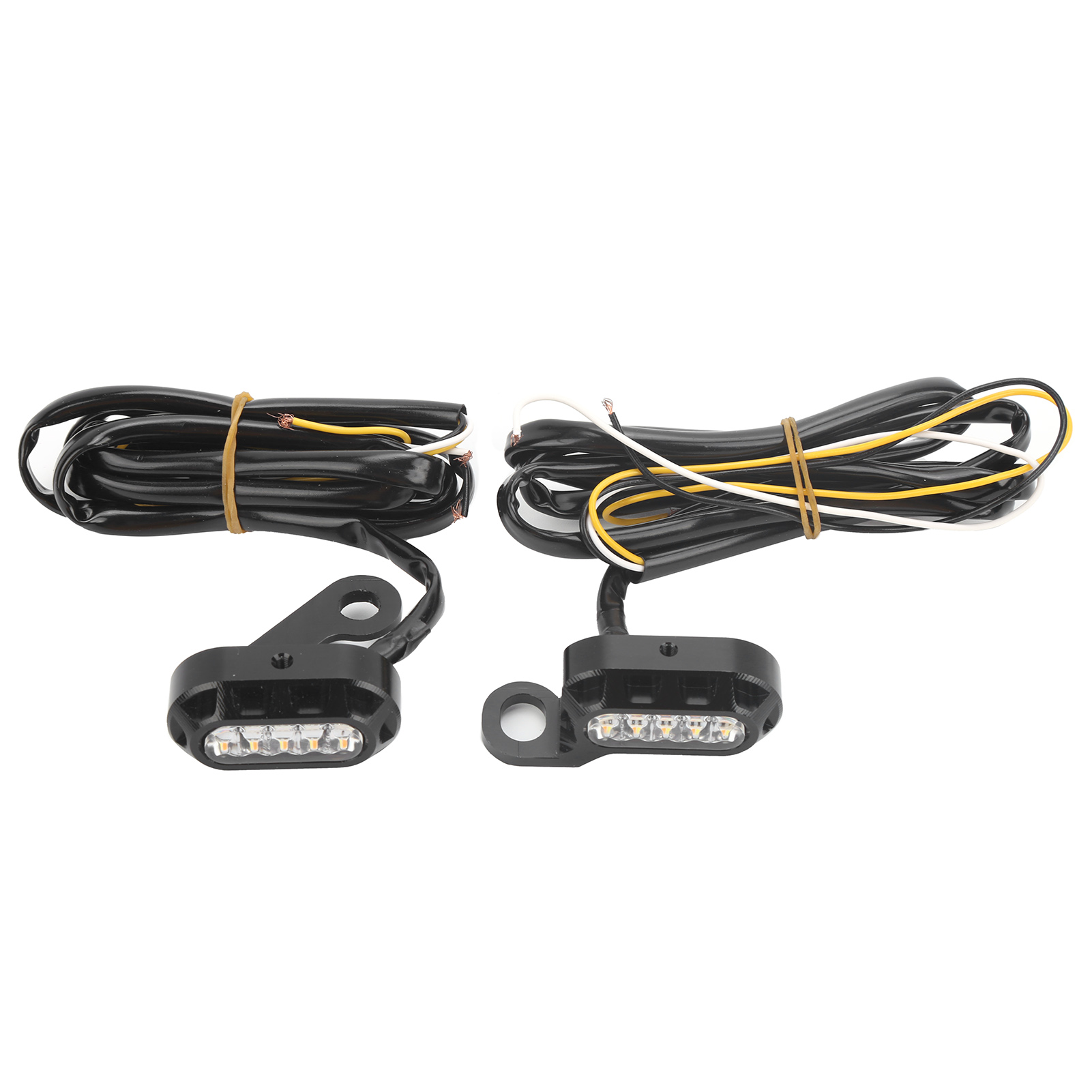 2 Klare Led-motorradblinker, Schwarzes Gehäuse, Kompatibel Mit Xl 48 72 1200 883 2004-2020