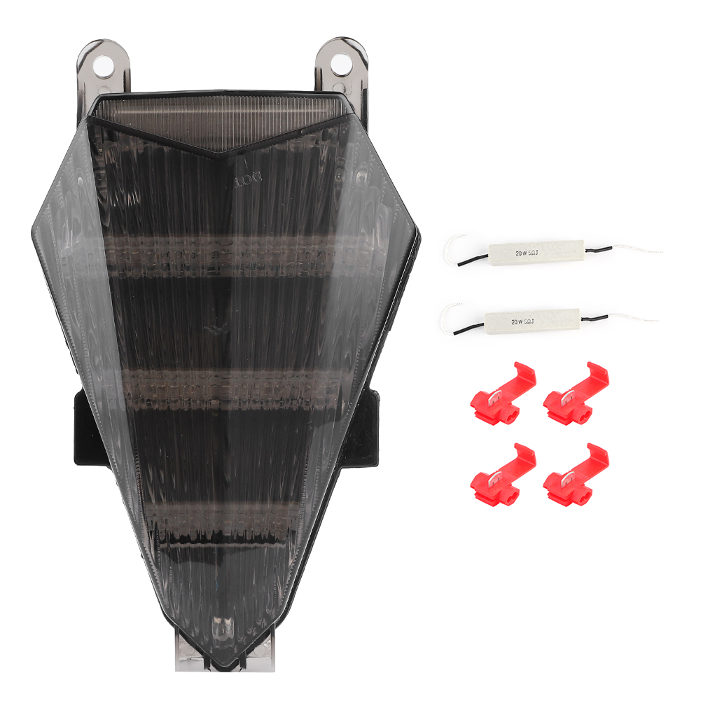 Motorrad-led-rückleuchten Mit Blinkern, Getönte Gläser, Kompatibel Mit Yamaha Yzf R6 2006-2016