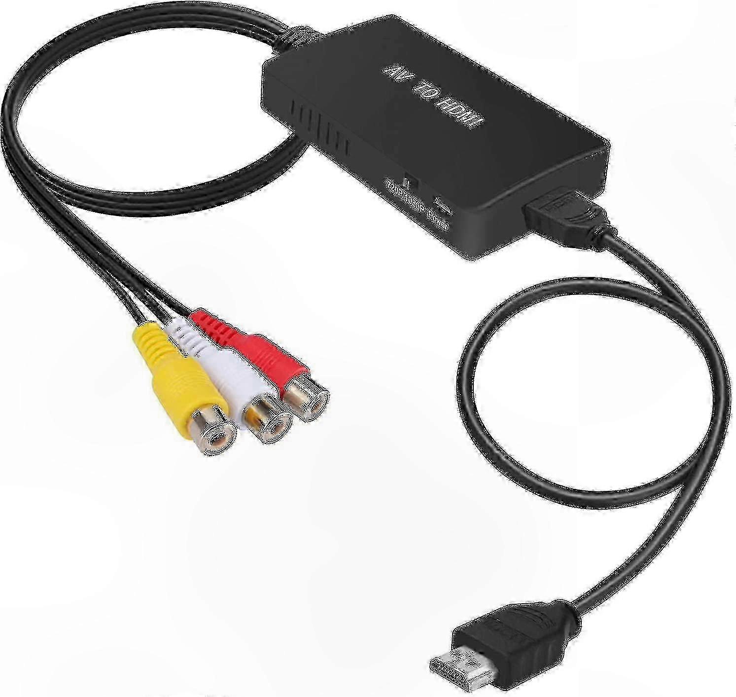 Rca-zu-hdmi-1080p-adapter Für Dvd-player, Konsolen Und Andere Geräte – Composite-video-konverter Mit Hd-unterstützung