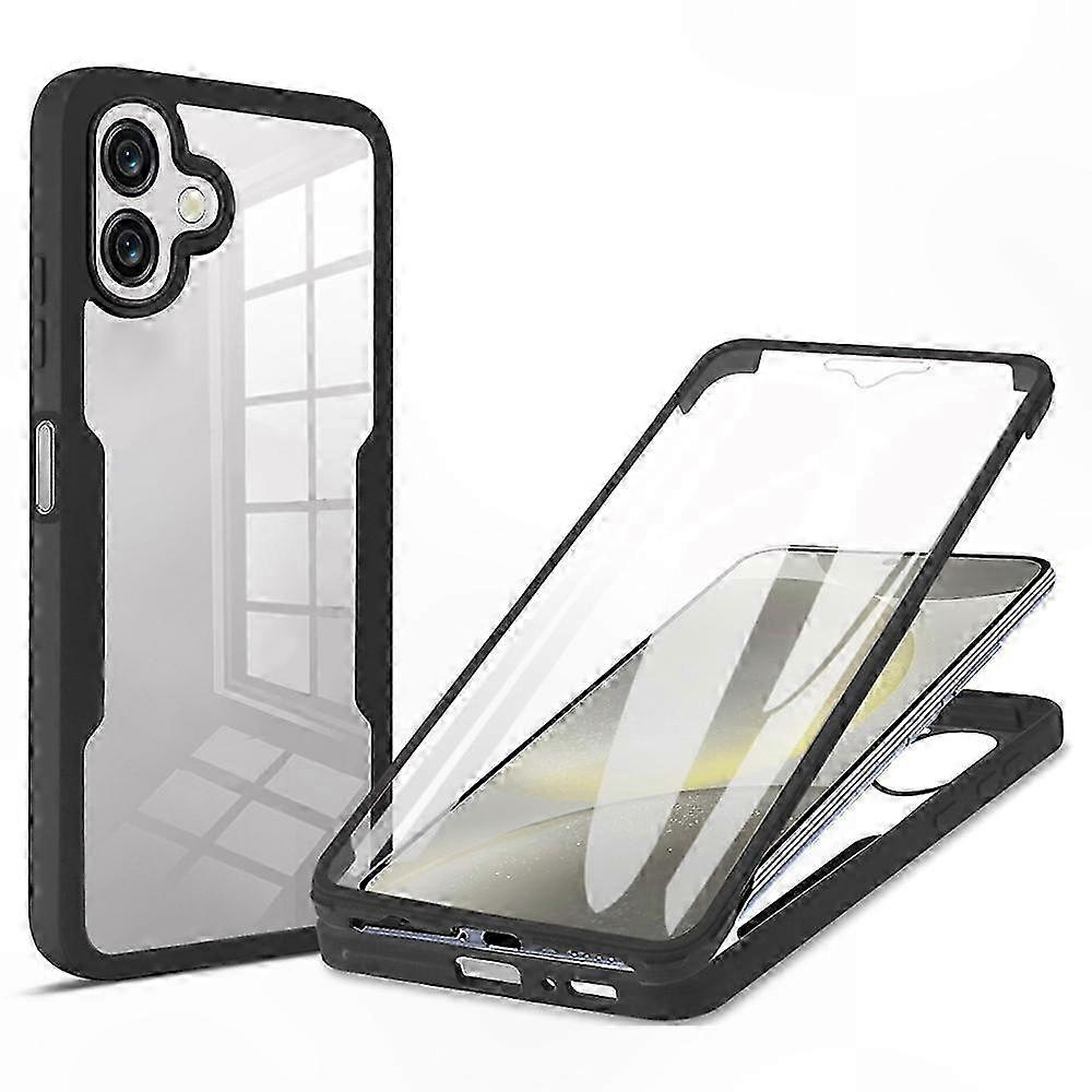 Transparente Hybrid-schutzhülle Mit Gehärtetem Glas Für Samsung Galaxy A07, Acryl- Und Tpu-schutz, Ultradünne Hülle