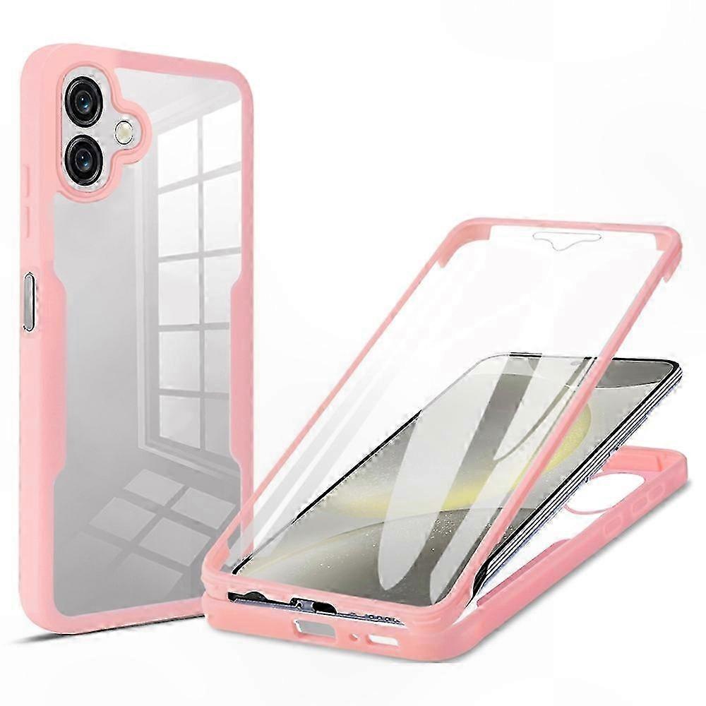 Transparente Hybrid-handyhülle Mit Gehärtetem Glas Für Samsung Galaxy A07, Acryl Und Strapazierfähigem Tpu-schutz.