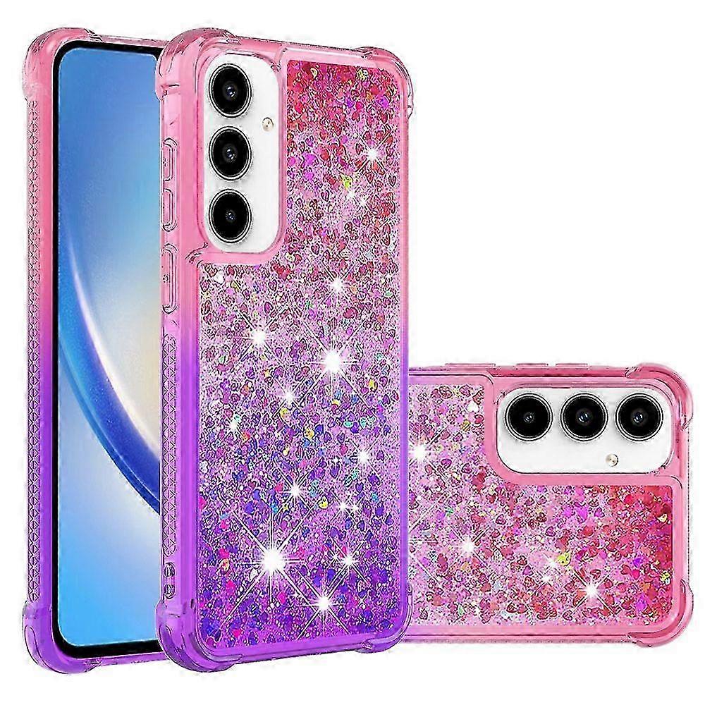 Liquid Glitter A55 Hülle, Funkelnde, Transparente Hülle Mit Kristallglitzer, Glänzendes Fluid-design, Stoßfester Rahmen