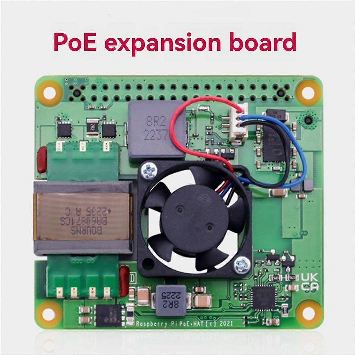 Poe+ Hat Für Raspberry Pi 4 & 3 B+ – Ethernet-modul Mit Stromeinspeisung, Gpio-kompatibel, Drahtlos, Ideal Für Hausautomatisierungsprojekte Und Server, 2 Stück