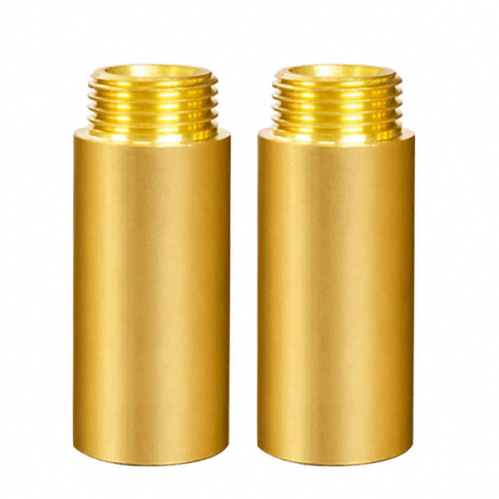 Messing-rohrverlängerungsstück, 2er-pack 1/2-zoll-adapter, Robuste Rohrverlängerungen Für Vertikale Und Horizontale Anwendung