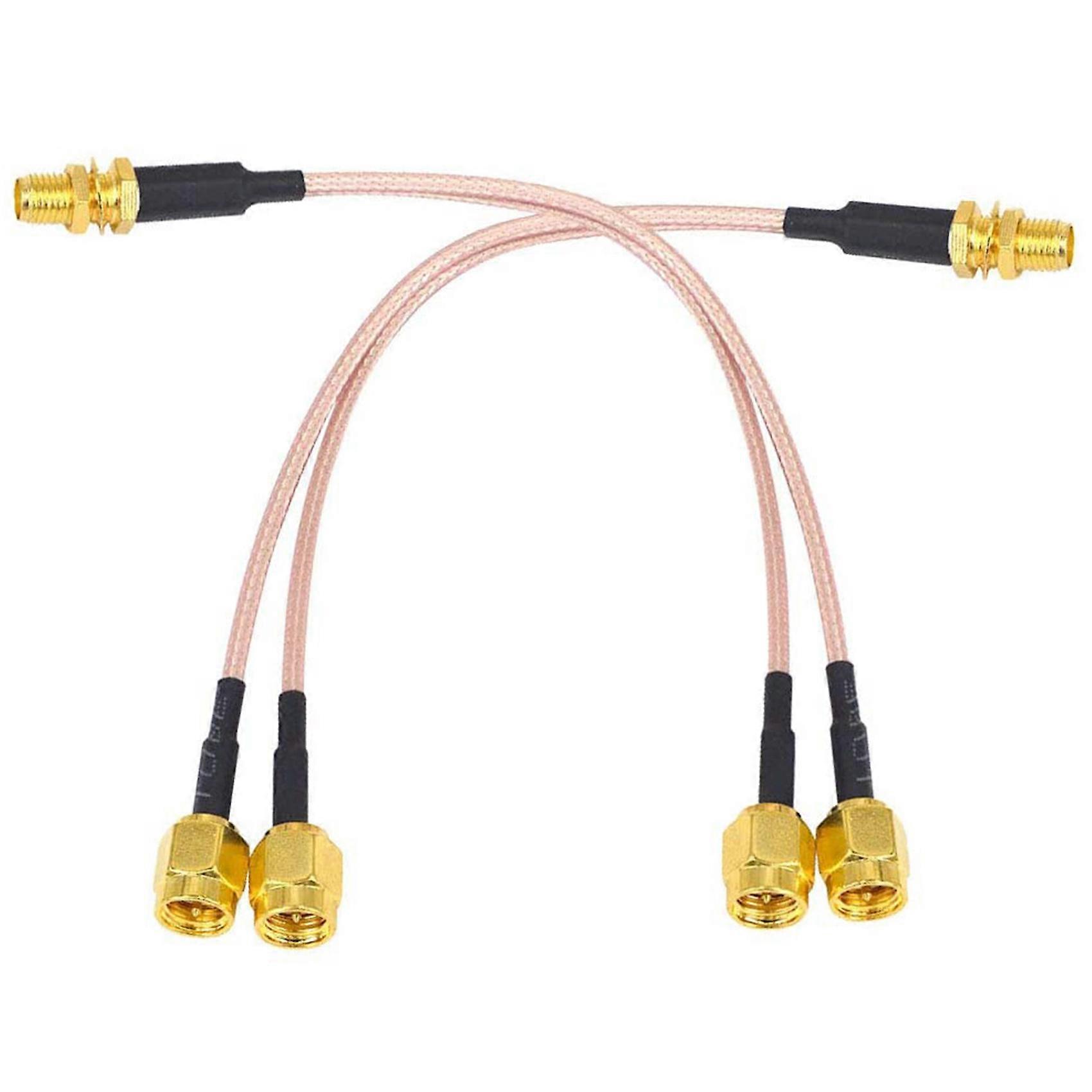 Wifi-antennen-koaxialkabel Sma-buchse Auf 2 Sma-stecker Y-stecker, Rg316, Drahtlosadapter, Flexible Länge, Netzwerkanschluss-kit.
