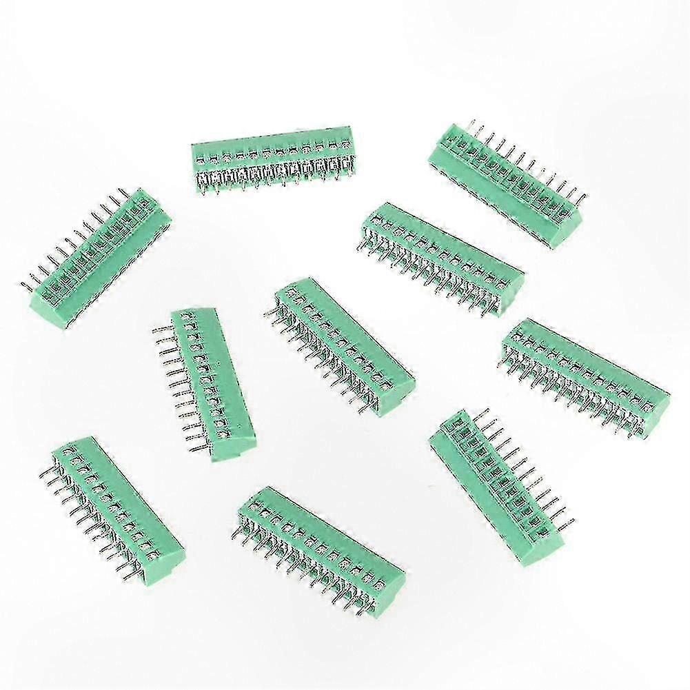 Packung Mit 10 12-poligen Leiterplatten-schraubklemmen, 2,54 Mm Rastermaß Für Schaltungsanschlüsse