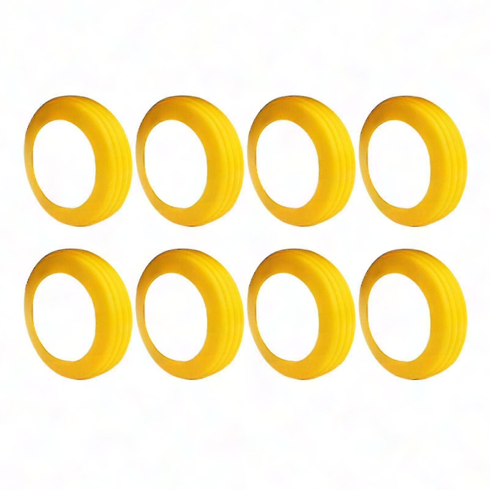 Set Mit 8 Einfarbigen Silikon-rollenschonern Für Koffer, Kratzfest, Geräuschdämpfend, Stoßdämpfend, Verschiedene Farben Für Gepäck
