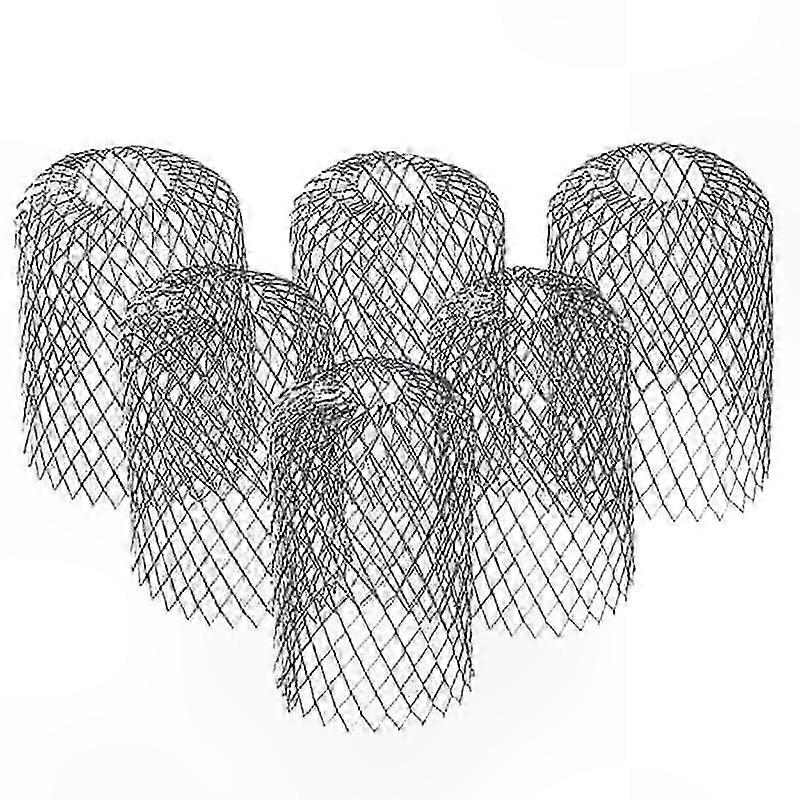 Set Mit 6 3-zoll-aluminium-dachrinnenfiltern, Verstopfungsfrei Für Optimalen Dachrinnenschutz.