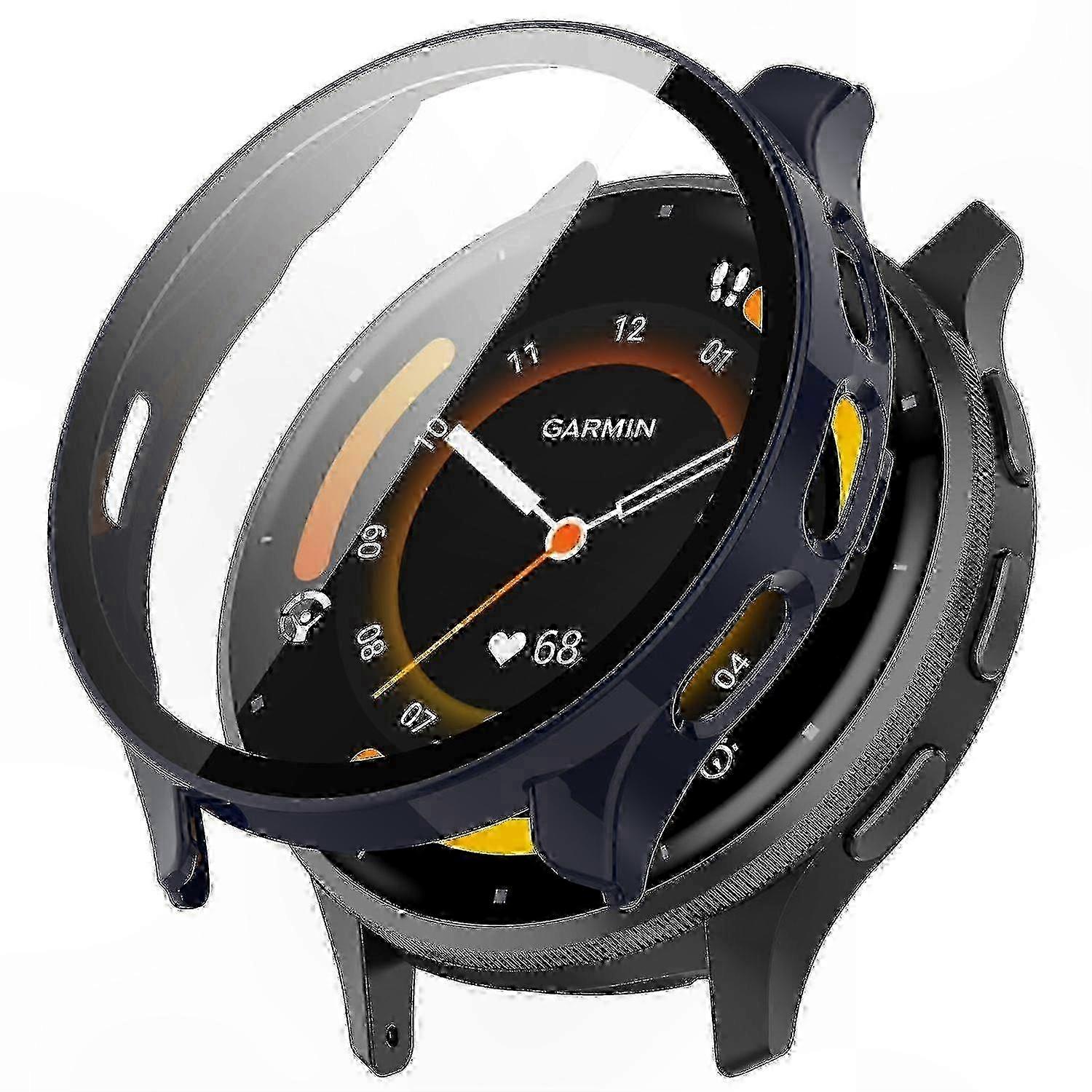 Schutzfolie Aus Gehärtetem Glas Und Schutzhülle Für Die Garmin Venu 3 Smartwatch Die Packung Enthält Eine Hülle Und Eine Kratzfeste Folie.