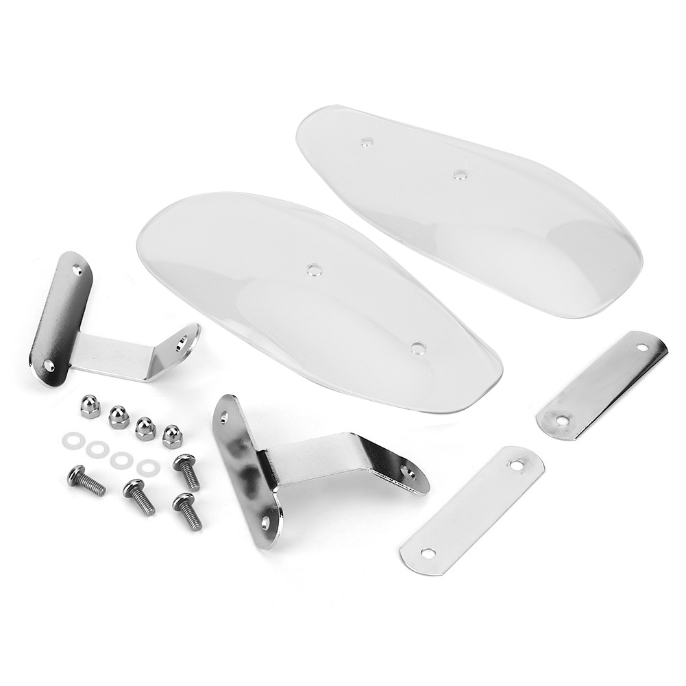 10 Mm / 0,4 Zoll Universal-motorradhandschutz, Klare Windschutzscheibe, Kompatibel Mit Honda