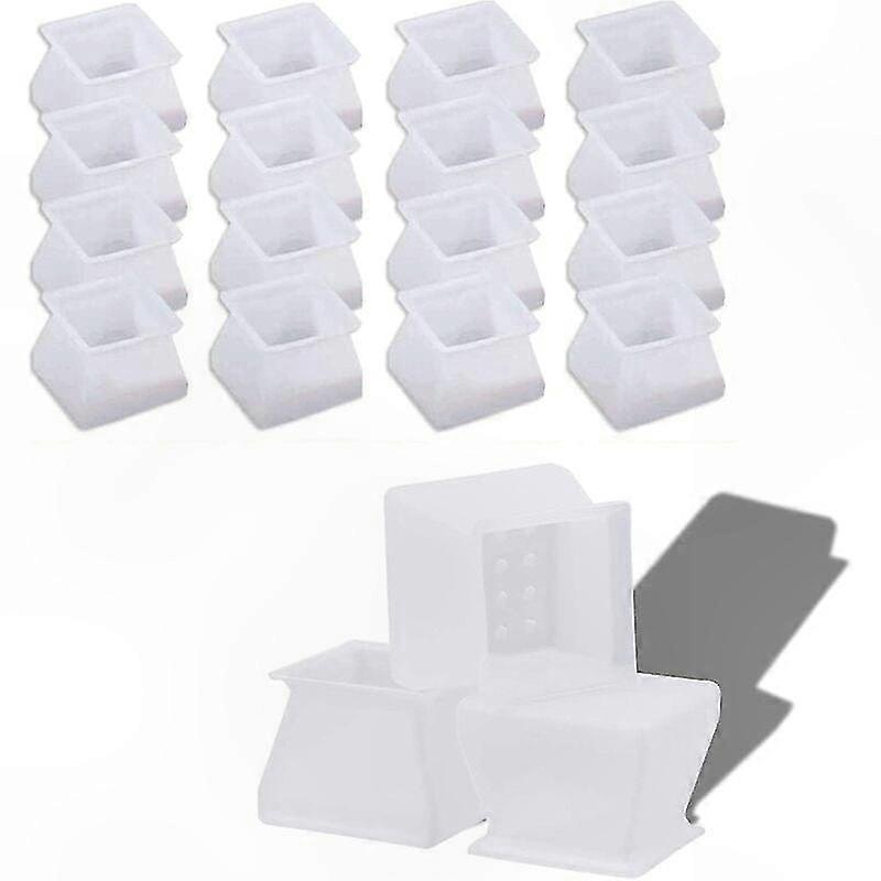 Set Mit 16 Quadratischen Silikonpads Für Möbelfüße, Bodenschoner Für Tische, Stühle Und Sofas, Anti-rutsch-tipps