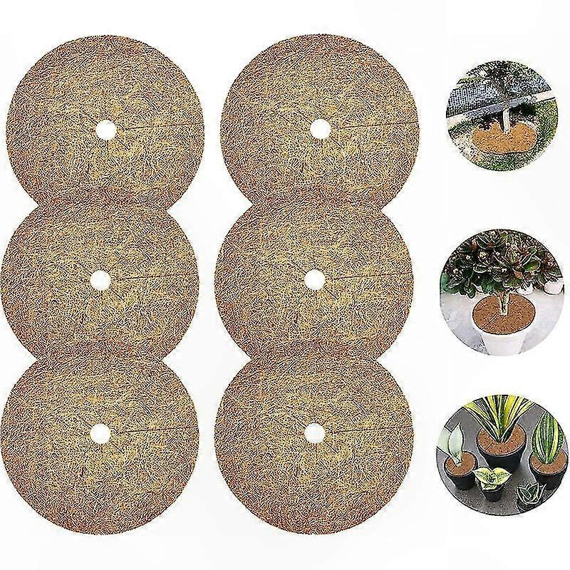 20 Cm Kokosnussmulchscheibe, Winterschutz Für Topfpflanzen, Wurzelschutz Für Kübelpflanzen