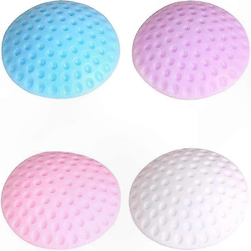 Silikon-klebe-türschutz, Set Mit 4 Runden Anti-schock-pads Für Wände Und Türen, Geräuschloser Wandschutz, Selbstklebender, Stoßfester Stoßdämpfer.